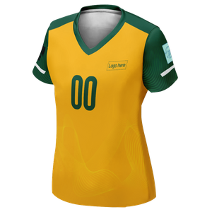 이름이 있는 여성 한정 호주 월드컵 맞춤형 축구 유니폼