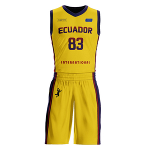 맞춤형 에콰도르 팀 농구복